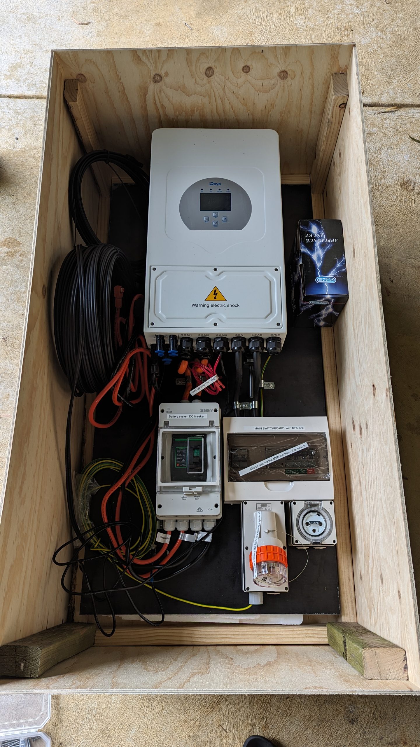 Prewired off grid solar system kit to WA