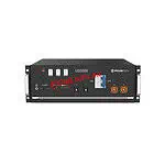Pylontech US5000 rack-mounted lithium battery unit with power indicators, connection terminals and control switches